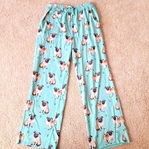 2/$20 Comfies Pug Pajama Pants L